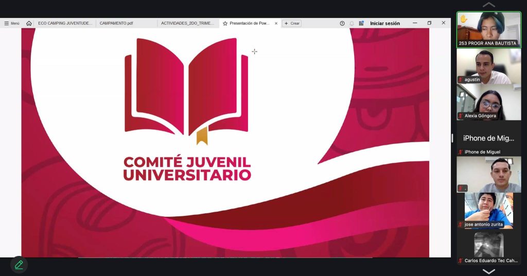 Se lleva a cabo la Tercera Sesión Ordinaria del Comité Juvenil Universitario del Estado