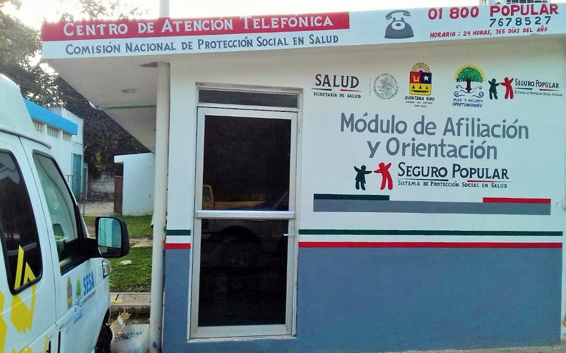 Remodelan módulos del Seguro Popular en Quintana Roo