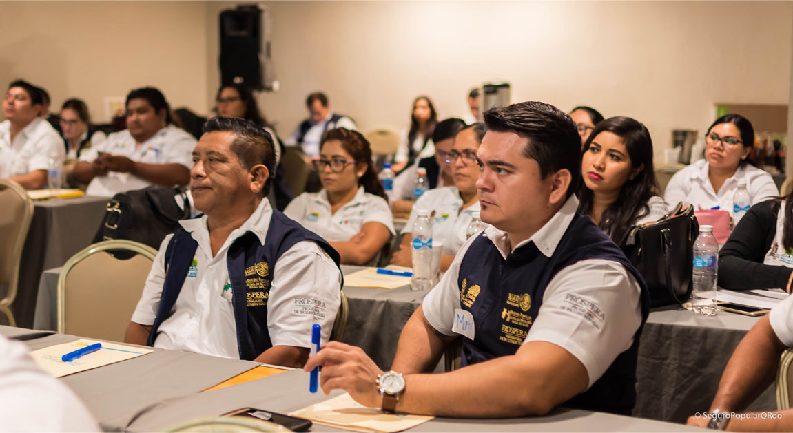 Imparte PROSPERA componente de salud capacitación a su personal en Quintana Roo