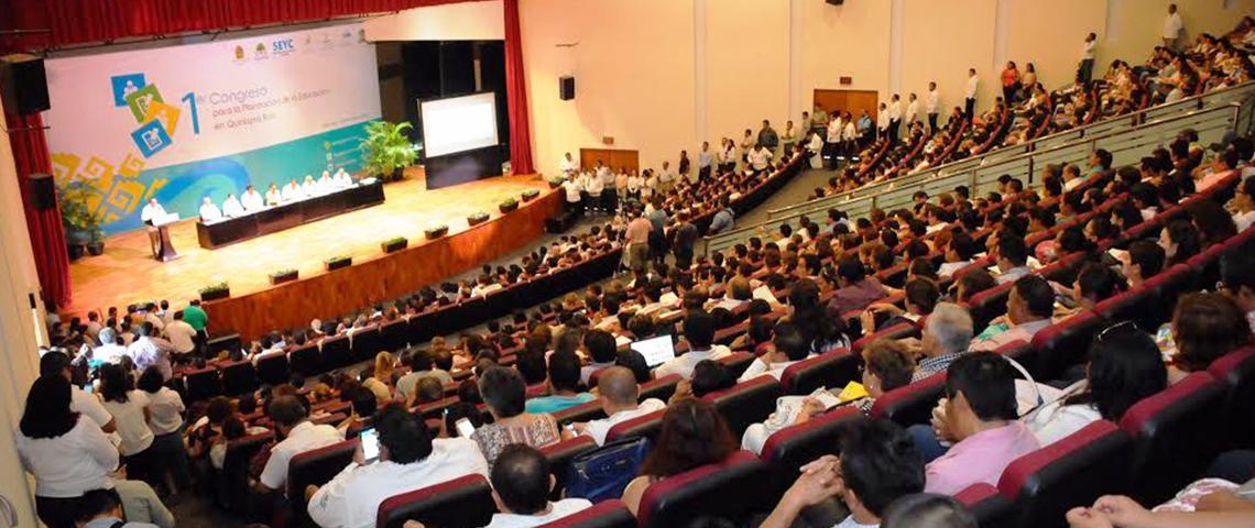 Inauguran el Primer Congreso para la Planeación de la Educación en Quintana Roo