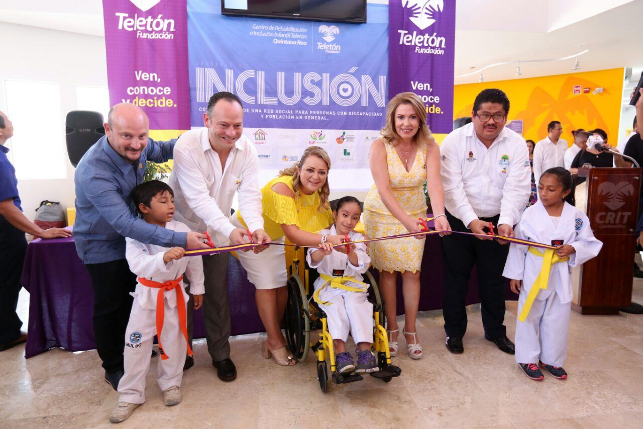La inclusión de las personas con discapacidad es un compromiso de todos: Gaby Rejón de Joaquín