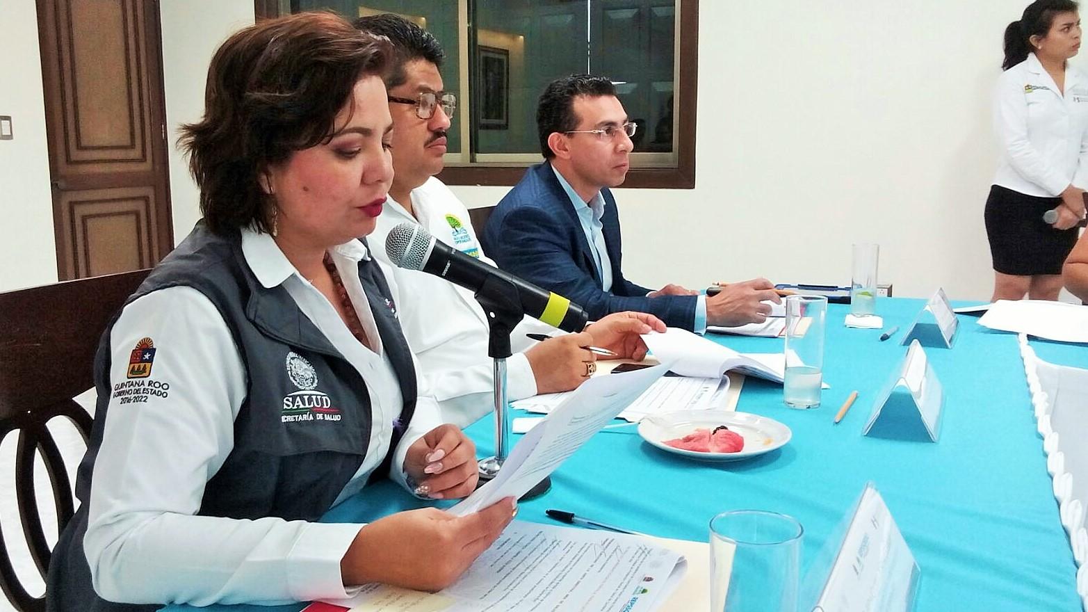 Sesiona Segunda Junta de Gobierno del OPD del Régimen Estatal de Protección Social en Salud de Quintana Roo