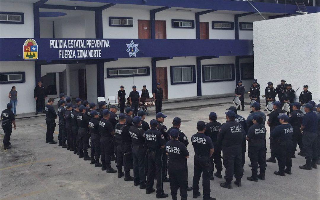 RINDEN HOMENAJE PÓSTUMO A POLICÍA ESTATAL PREVENTIVO EN CANCÚN
