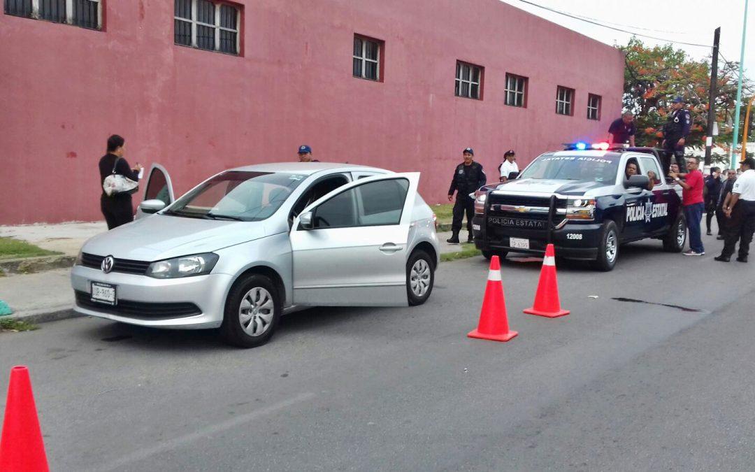 POLICÍA ESTATAL PREVENTIVA DETUVO A CUATRO IMPLICADOS EN LESIONES