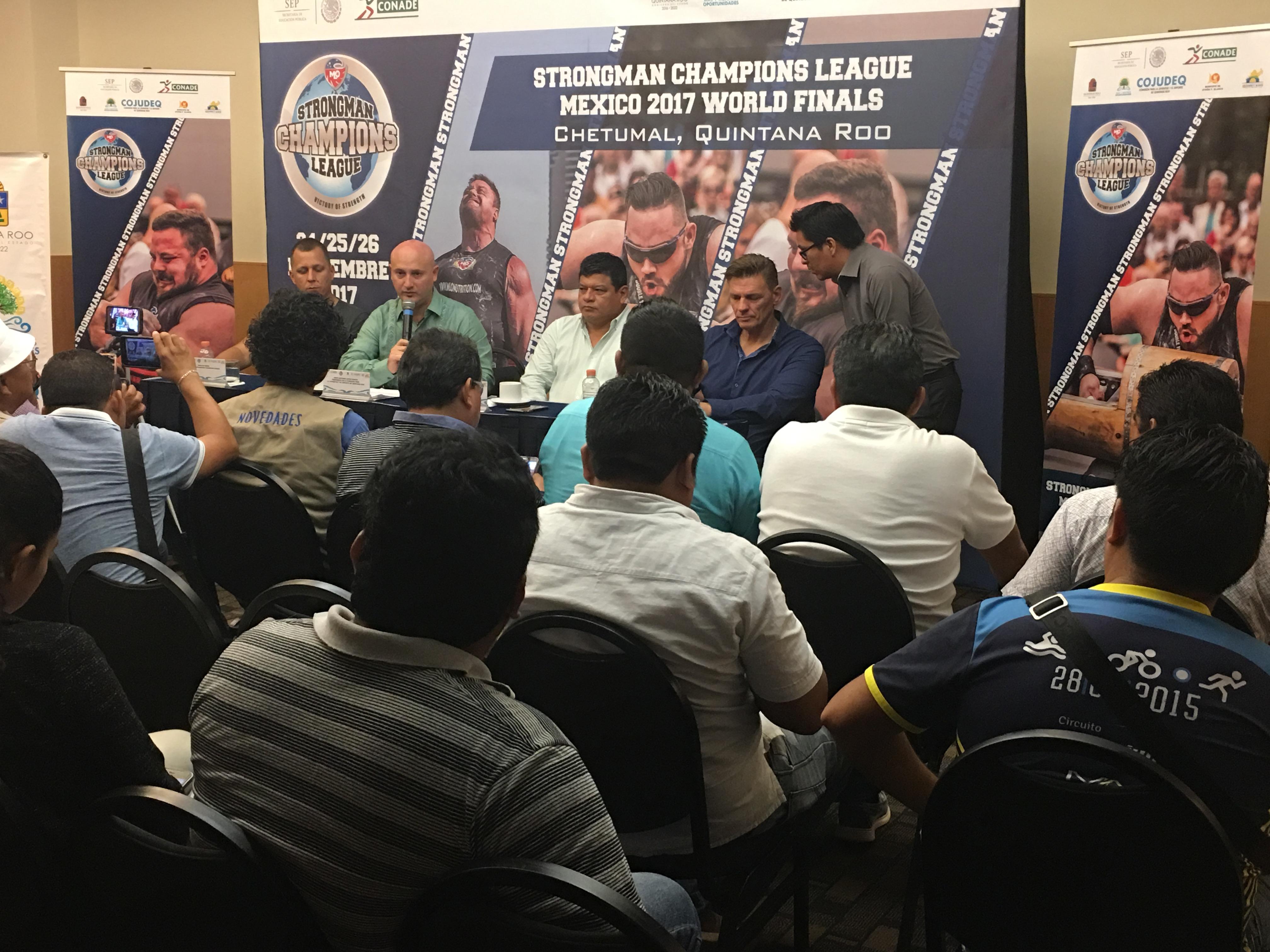 Quintana Roo sede de las finales del Strongman Champions League México 2017
