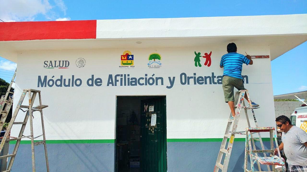 Remodelan módulos del Seguro Popular en Quintana Roo