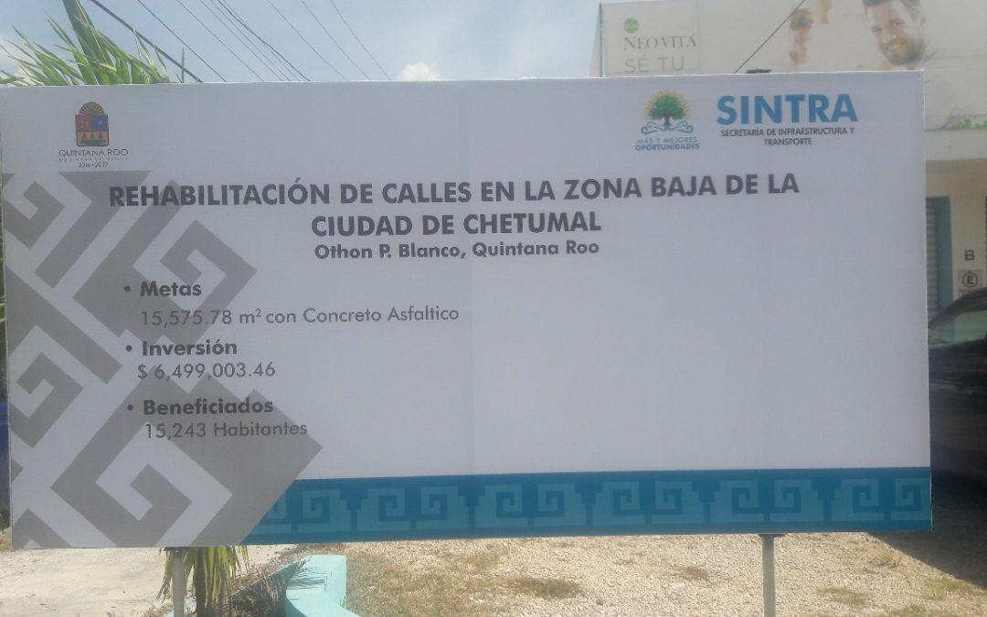 La SINTRA refrenda el compromiso de transparentar la ejecución de la obra pública en Quintana Roo