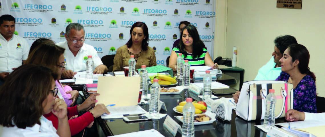 Primera Sesión Ordinaria de la H. Junta de Gobierno del IFEQROO 2018.