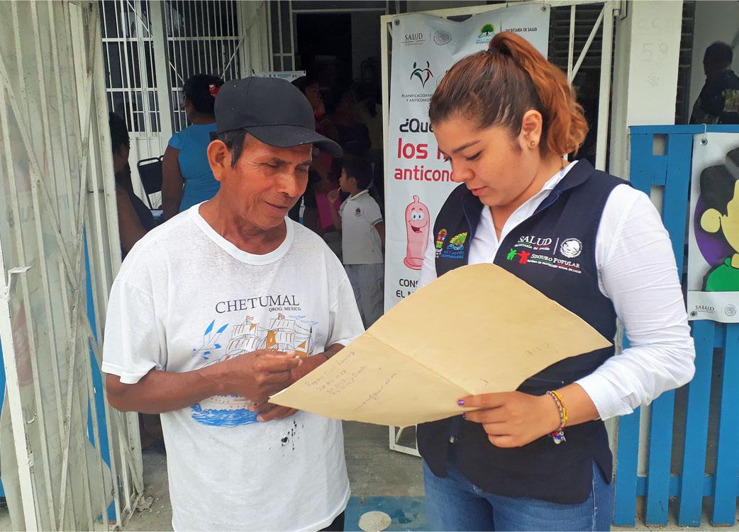 El Seguro Popular Desarrolla Jornadas De Afiliación En Comunidades Lejanas De Quintana Roo