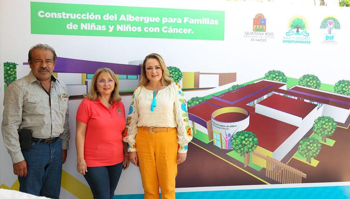 Anuncia Gaby Rejón de Joaquín la construcción del “Albergue para Familias de Niñas y Niños con Cáncer”