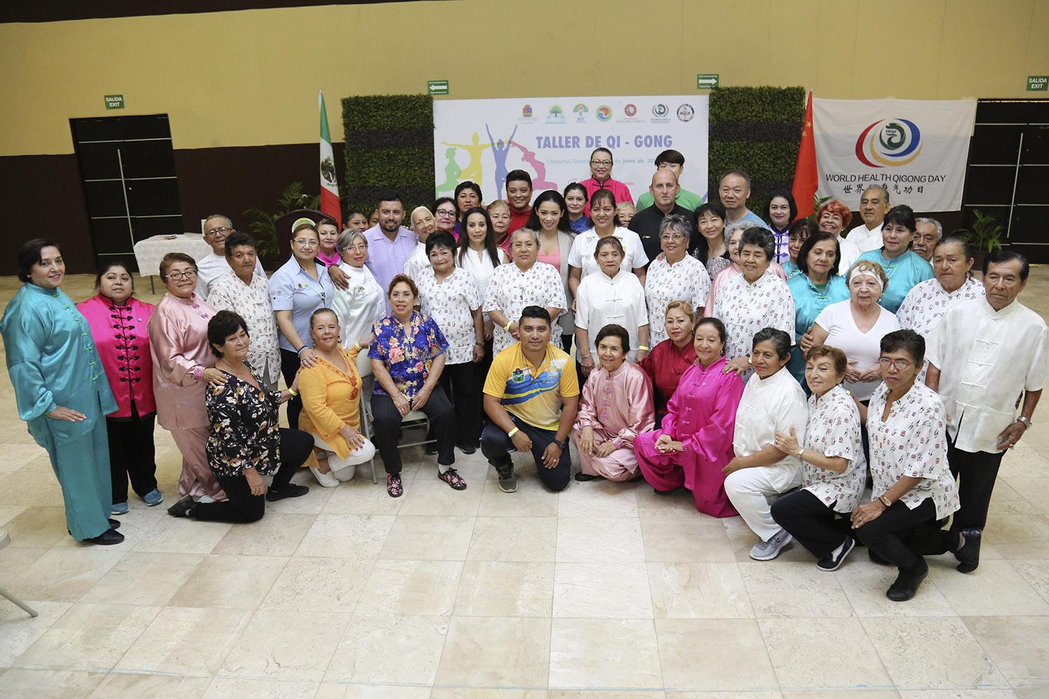 Con  Taller Internacional de Qi Gong DIF Quintana Roo mejora la salud, física, mental, emocional y espiritual de las personas