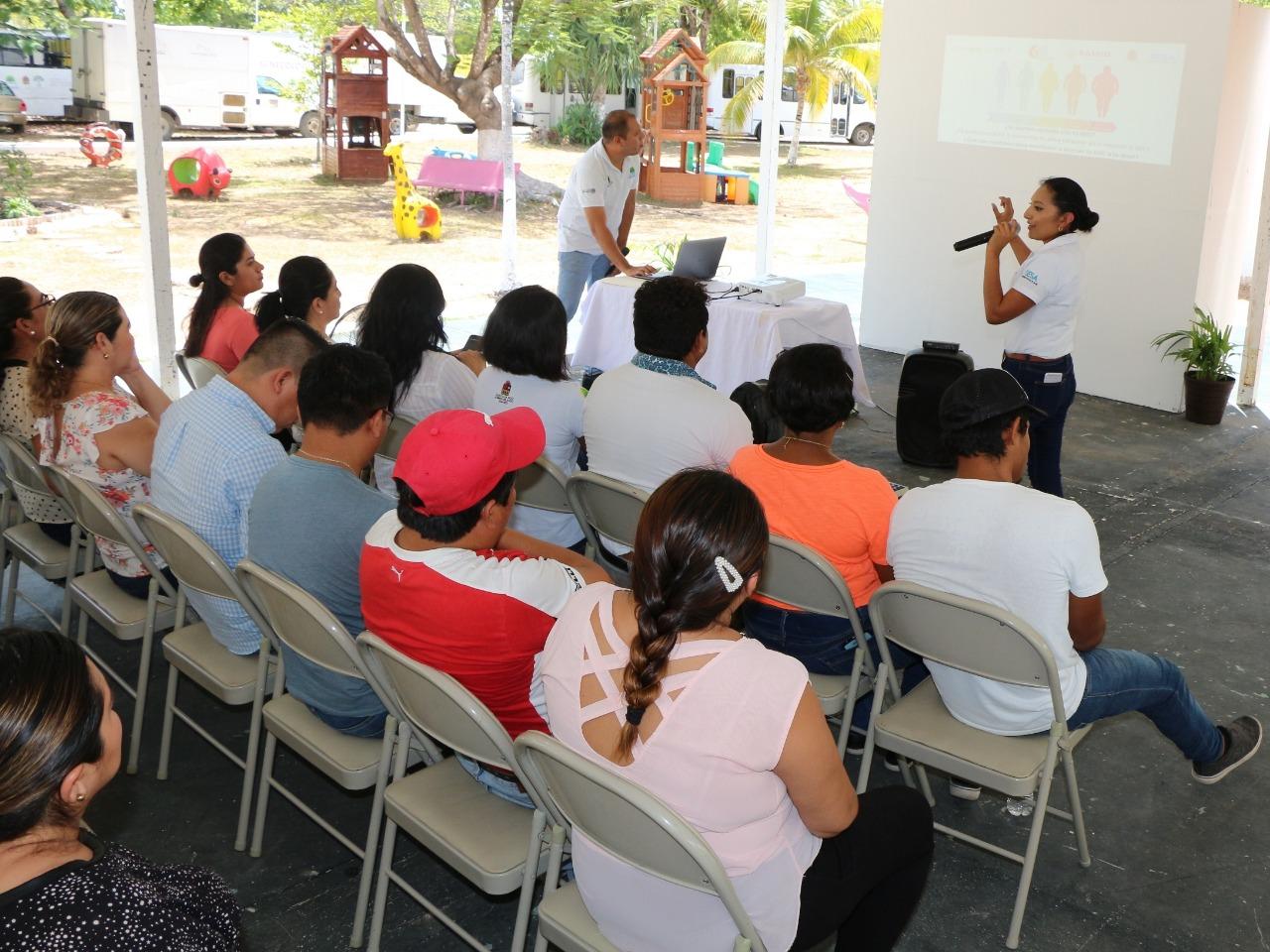 Promueve DIF Quintana Roo hábitos alimenticios saludables entre su personal