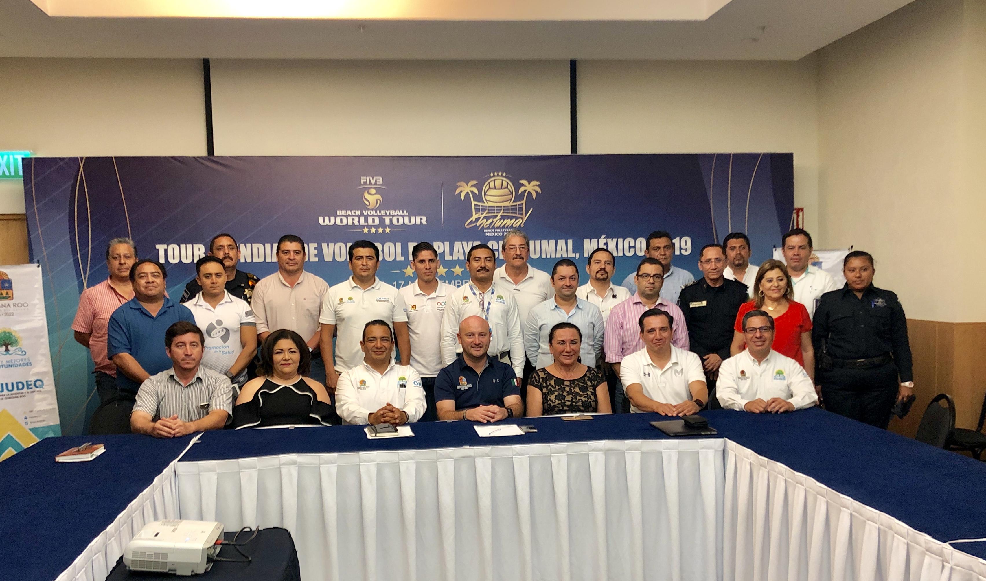 Reunión de coordinación interinstitucional rumbo al Tour Mundial de Voleibol de Playa 2019