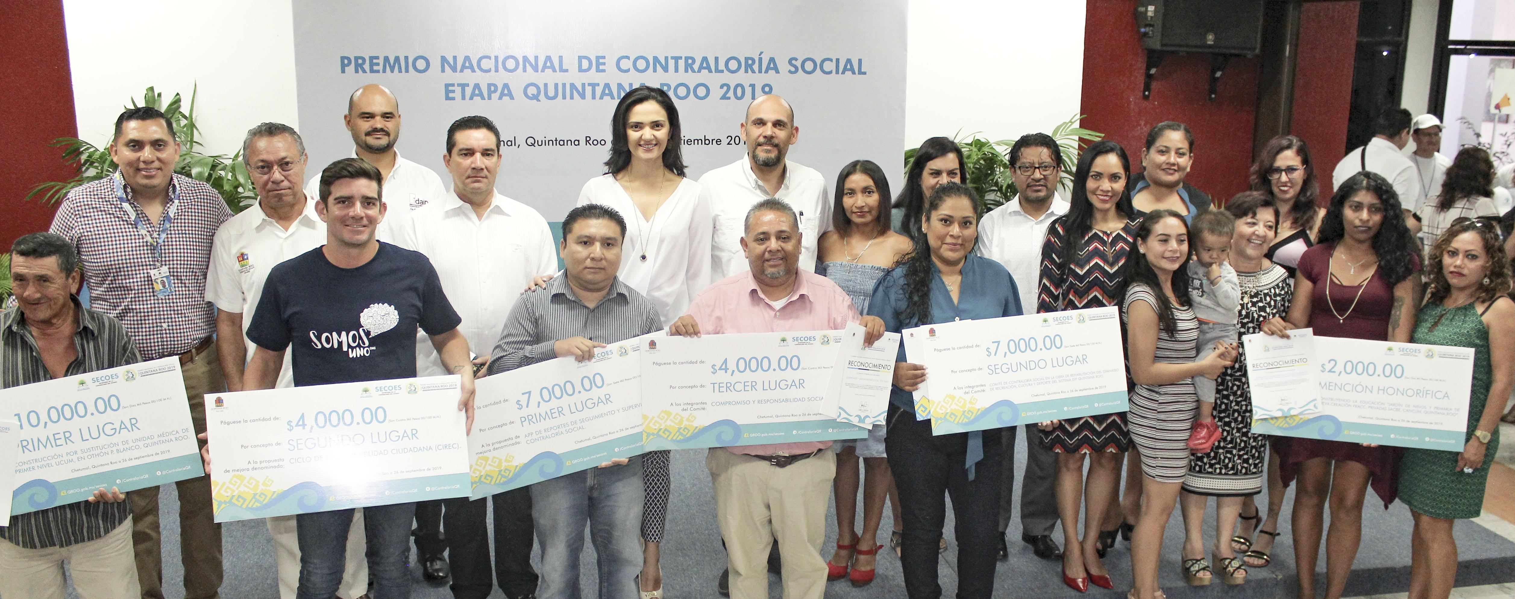 Premio Nacional de Contraloría Social 2019