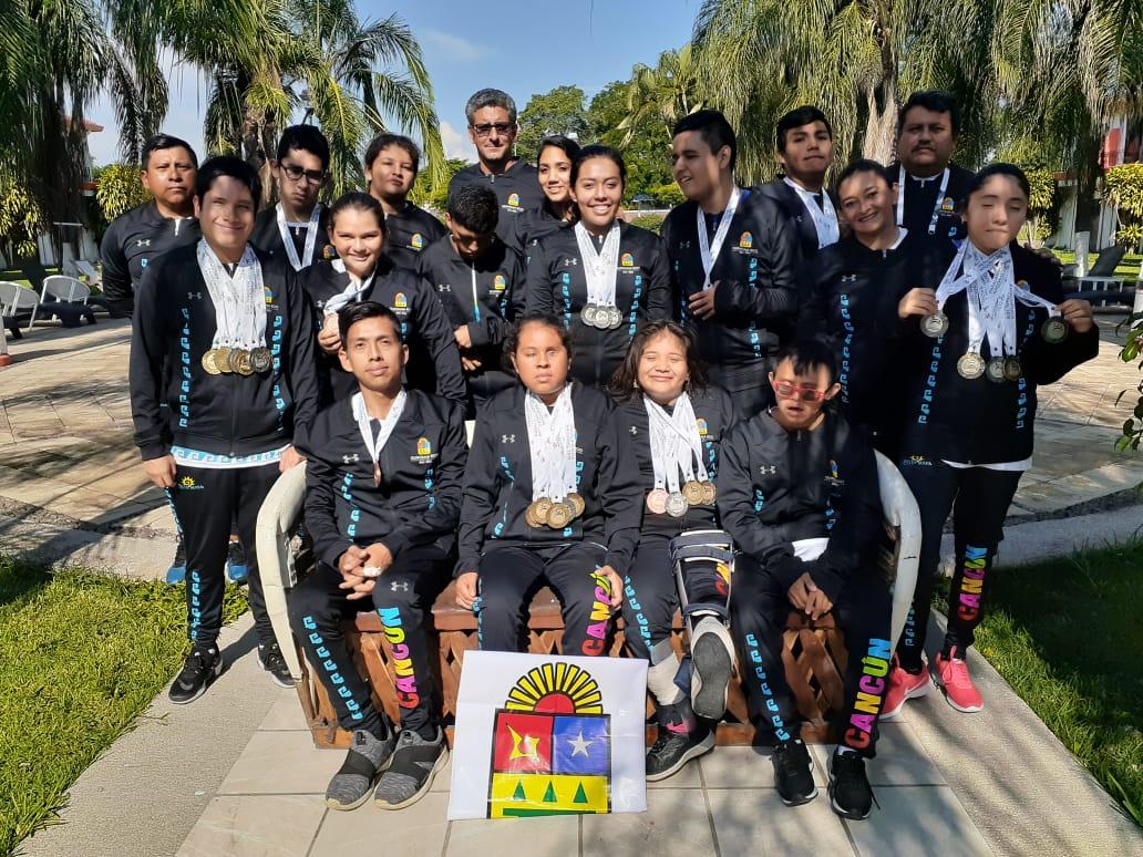 Broche de oro de la Delegación de Quintana Roo en la Paralimpiada Nacional 2019