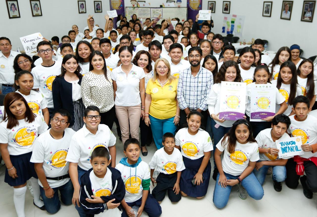 Con el Foro  Estatal "Latidos de la Infancia", mi voz se toma en cuenta” DIF Quintana Roo promueve la participación infantil