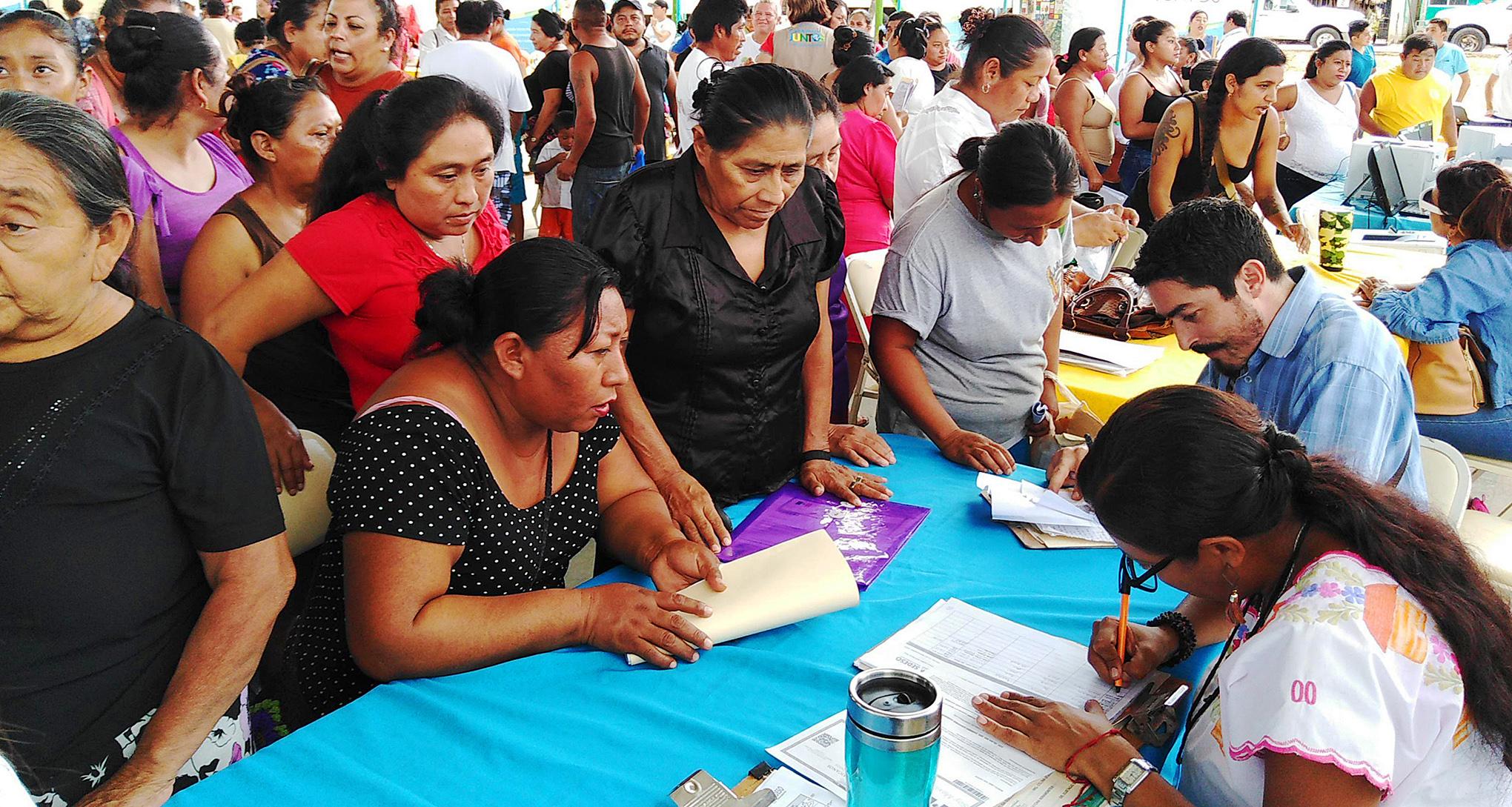 La Caravana Juntos Avanzamos llega a la comunidad “Los Divorciados”, municipio de Bacalar