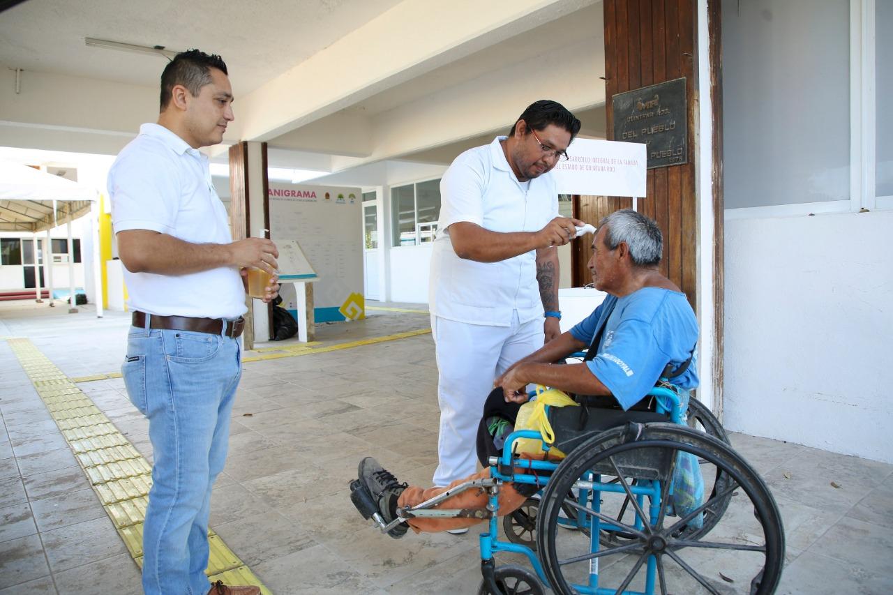 DIF Quintana Roo no baja la guardia y continúa con medidas preventivas del COVID-19 para cuidar la salud de las personas