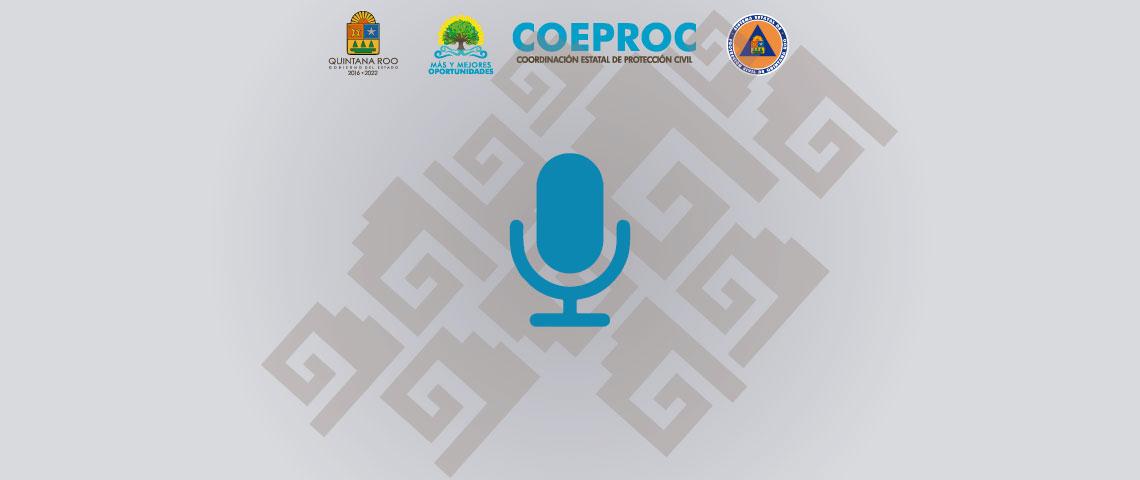 ((AUDIO))El director general de la COEPROC, Adrián Martínez Ortega pide a la ciudadanía seguir las instrucciones de las autoridades para evitar la propagación del Covid-19