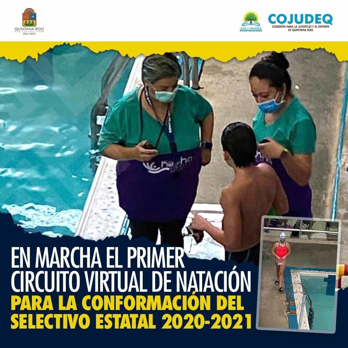 En marcha el Primer Circuito Virtual de Natación para la conformación del selectivo estatal 2020-2021