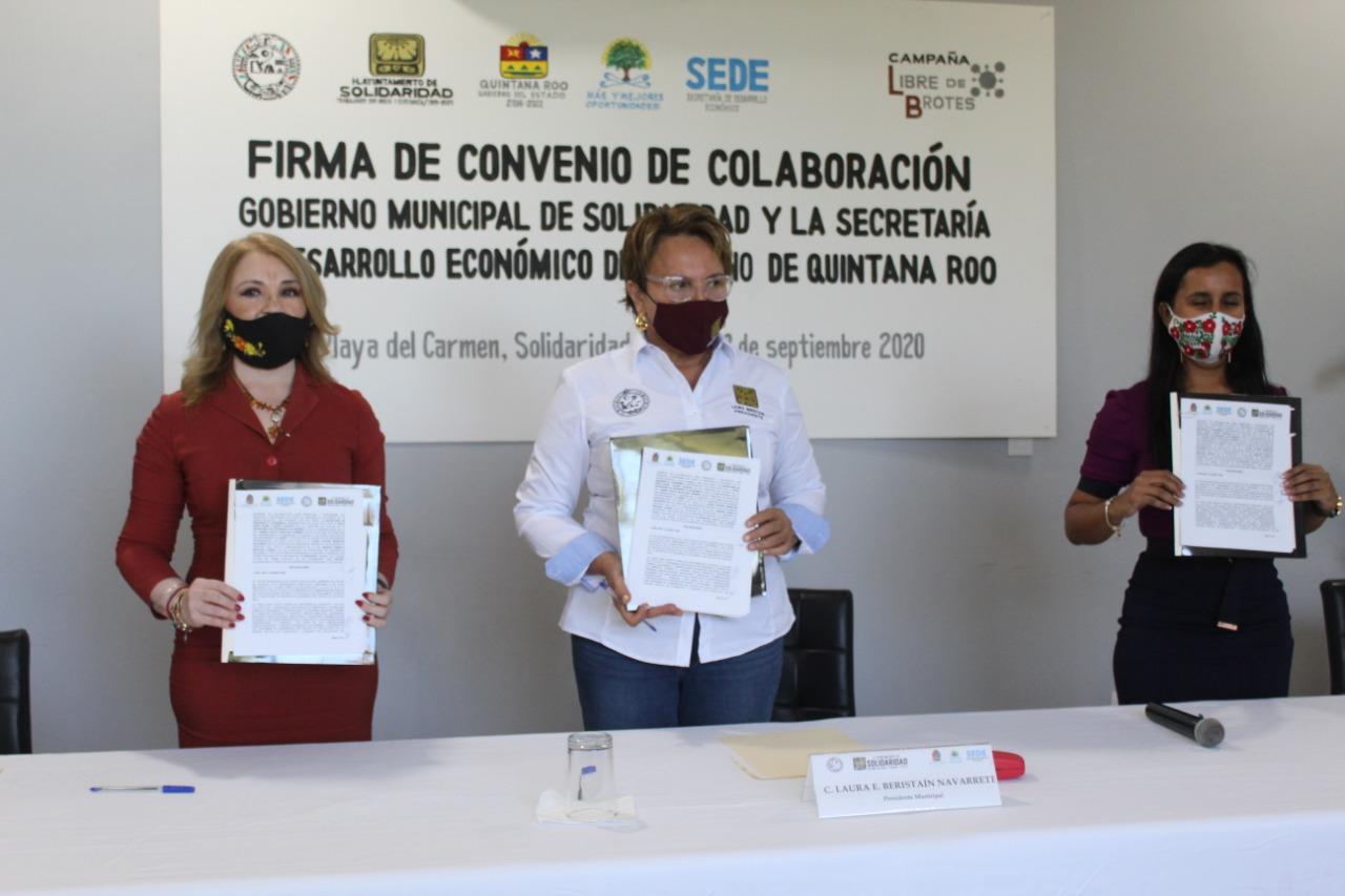 La SEDE firmó convenio con el Ayuntamiento de Solidaridad para impulsar la competitividad e innovación