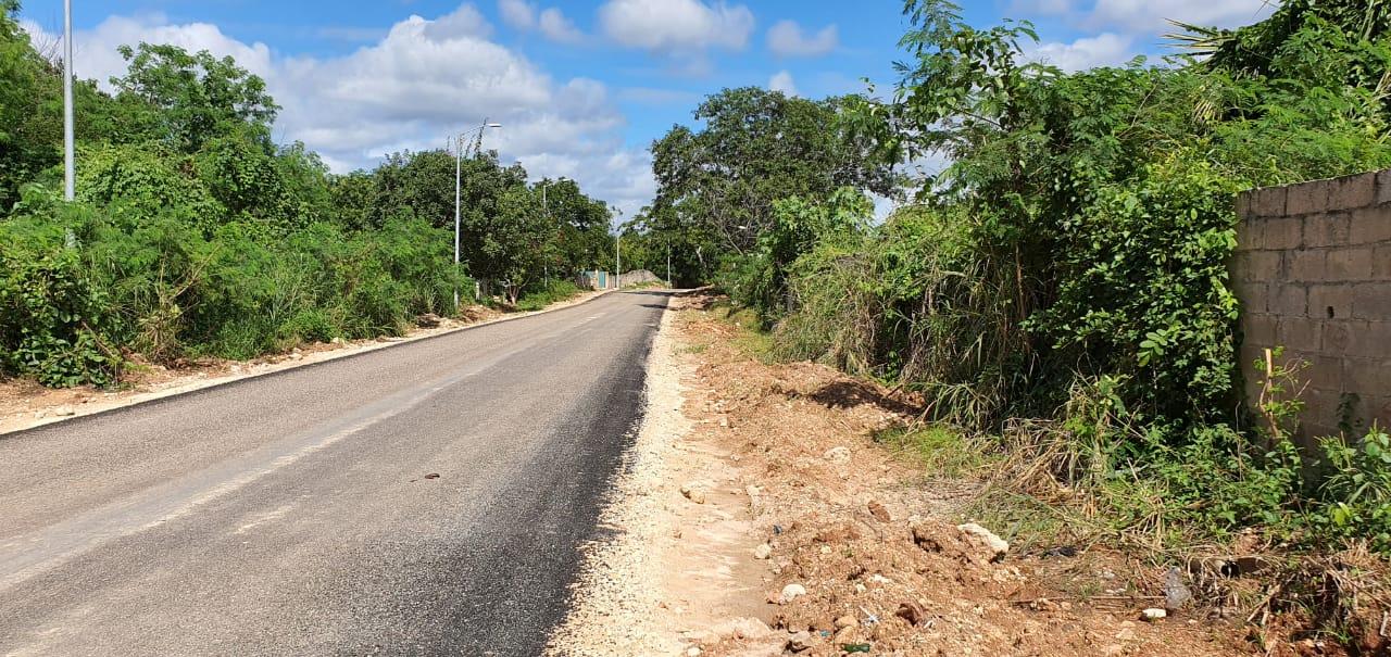 La SEOP avanza en los trabajos de construcción de la carretera Ramal José María Morelos a La Esperanza