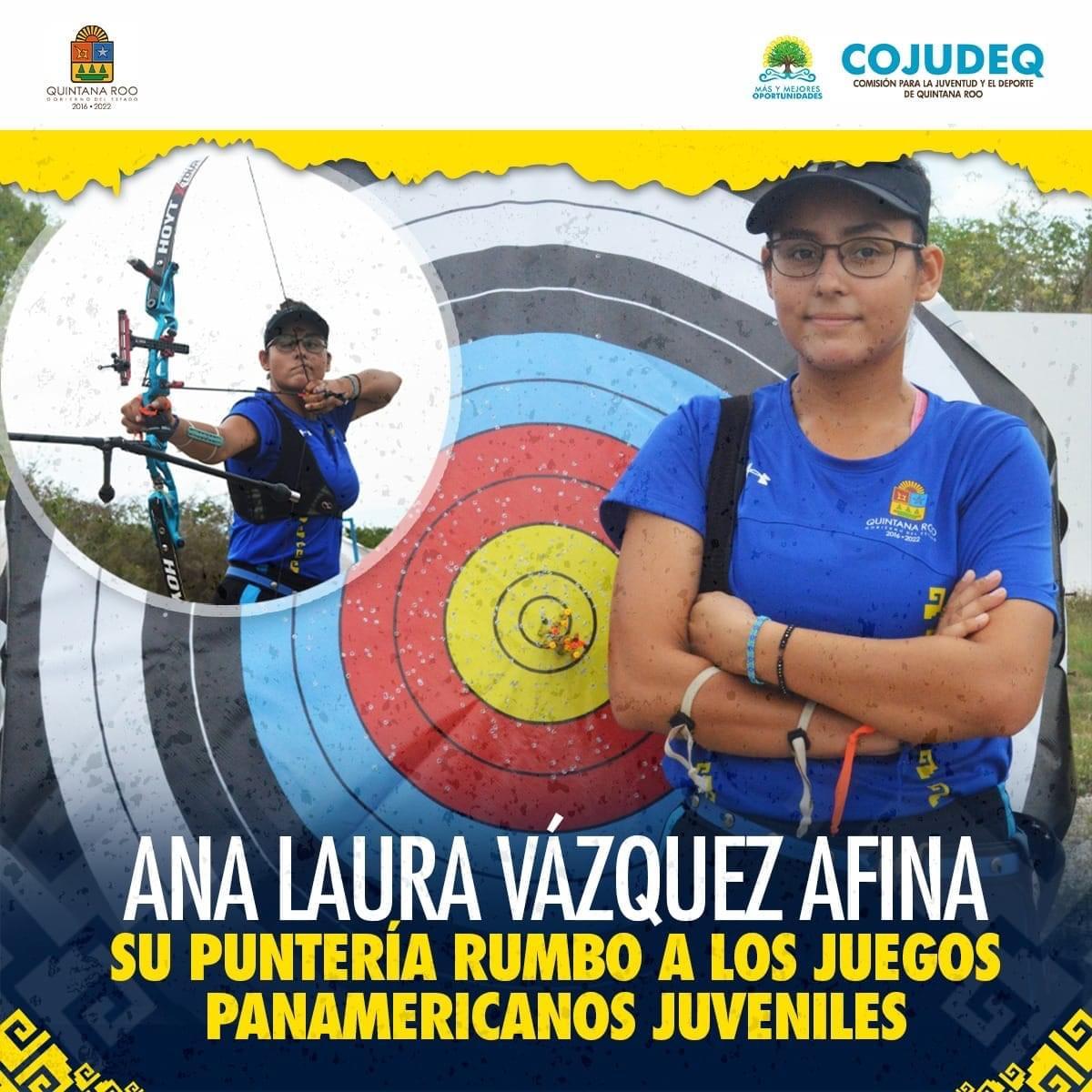 Ana Laura Vázquez afina su puntería rumbo a los Juegos Panamericanos Juveniles