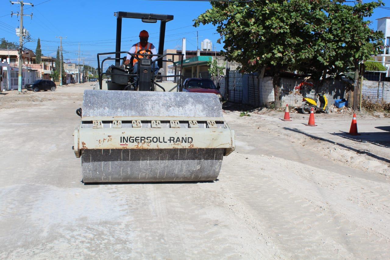 La SEOP avanza en la obra de ampliación de la avenida Isla Cancún