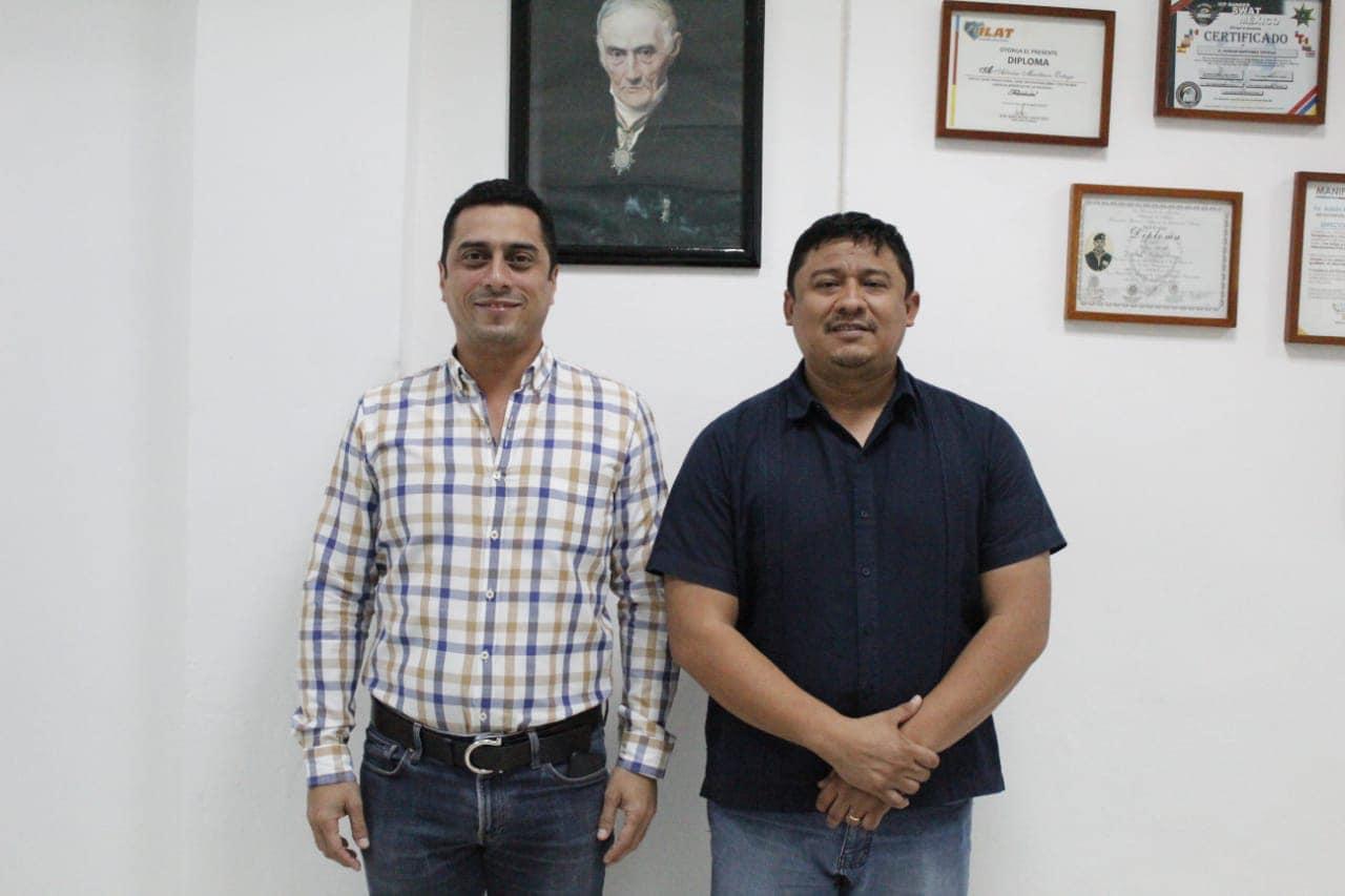 Reunión con el titular del Instituto para Capacitación para el Trabajo del Estado de Quintana Roo, Alejandro Alamilla Villanueva