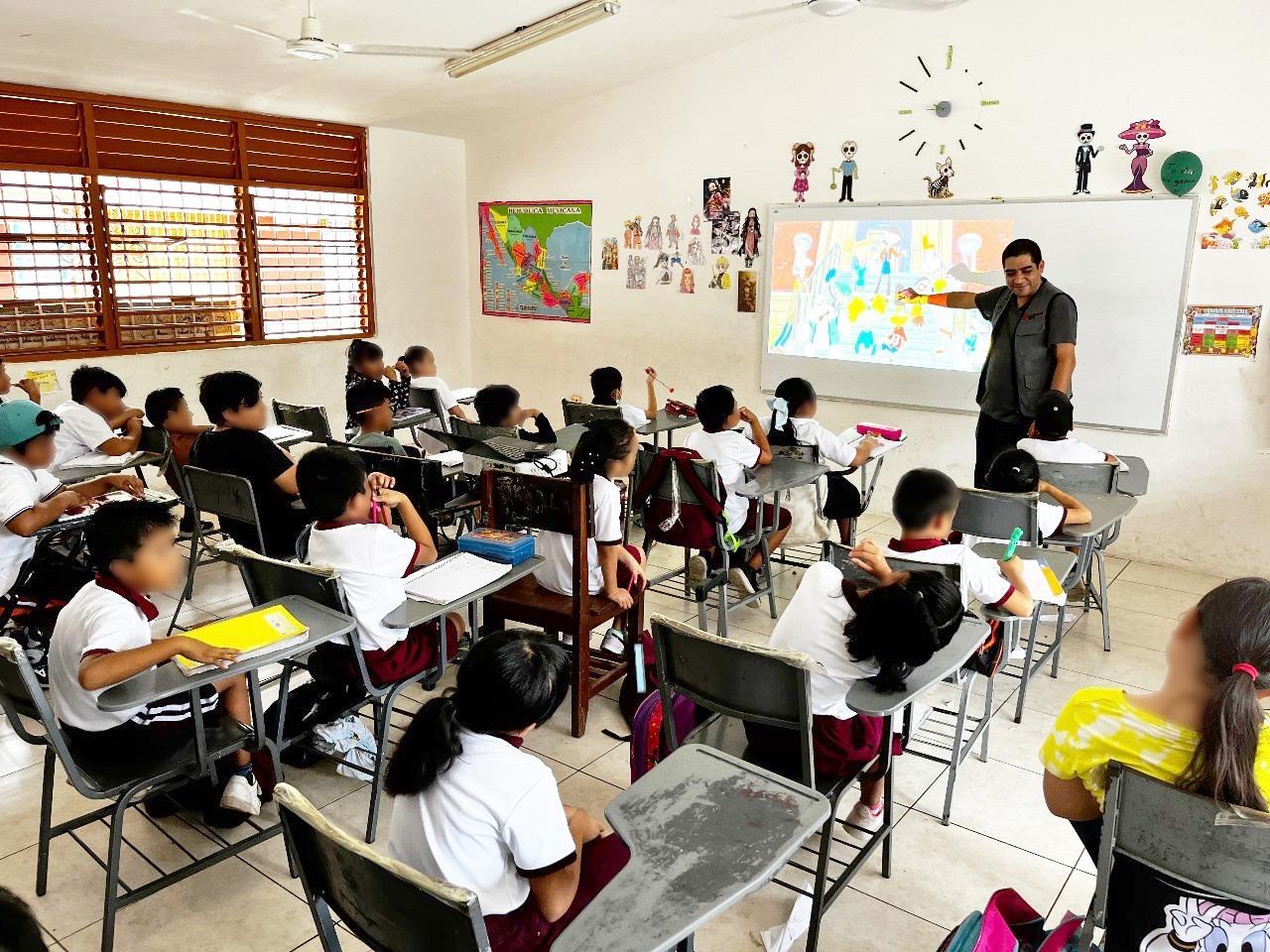 Imparten plática sobre el Acoso Escolar en la comunidad de Calderitas