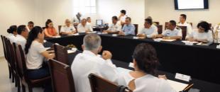 Reunión de trabajo SEyC-Décimo Primera Zona Naval en beneficio del sector educativo