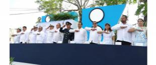 Con la Secretaría de Marina participamos en la ceremonia del Día de la Marina Nacional y ofrenda a los caídos por defender a México.