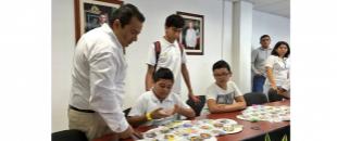 Recibimos a niños emprendedores de primaria Mariano Azuela. Proyecto de la Universidad de Quintana Roo para microempresas. ¡Excelente propuesta!