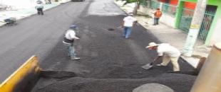 La Sintra Avanza en rehabilitación de calles en Chetumal
