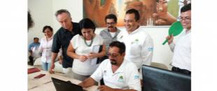 Realizamos un ensayo de la 1era Subasta Presencial a Martillo, en el Centro de Convenciones de Chetumal