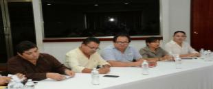 Personal de la Sintra y el municipio de Othón P. Blanco sostienen reunión para regularizar el transporte en Chetumal