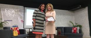 Reconocen a Rosa Elena Lozano las acciones de empoderamiento a la mujer que realiza en la Secretaría de Desarrollo Económico