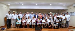 Clausura la SEQ curso de capacitación a 75 docentes para el fortalecimiento del idioma Maya