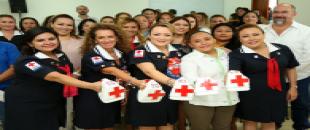  Sumemos voluntades para que la Cruz Roja continúe brindando servicios de calidad con calidez a la población: Gaby Rejón de Joaquín.