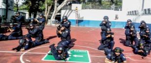La SSPQROO instruye a oficiales con el curso de capacitación Grupo Táctico Avanzado, para situaciones de alto riesgo