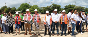 Más de 10 millones de pesos destina  el gobierno de Carlos Joaquín  para rehabilitación de la Pista de Atletismo de la UQROO Campus-Chetumal.