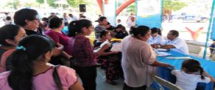 Llegó la Caravana “Juntos Avanzamos” a la localidad de Francisco Uh May, en el municipio de Tulum