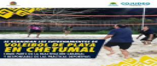 Se reanudan los entrenamientos de Voleibol de Playa en Chetumal