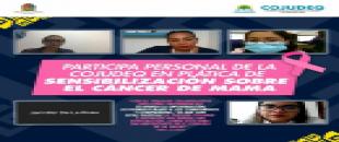 Participa personal de la COJUDEQ en plática de sensibilización sobre el cáncer de mama