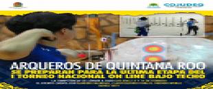 Arqueros de Quintana Roo se preparan para la última etapa del I Torneo Nacional On Line Bajo Techo
